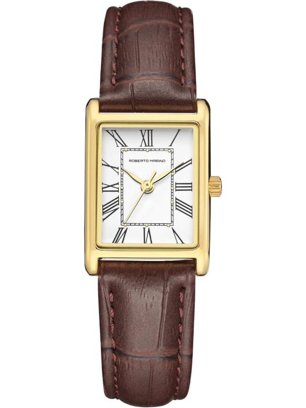 Chic Women's Vintage Dress Watch – Japanese Quartz, Leather Strap, 3 ATM Water
